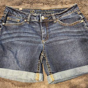 Lauren Conrad Dark Denim Jean Shorts